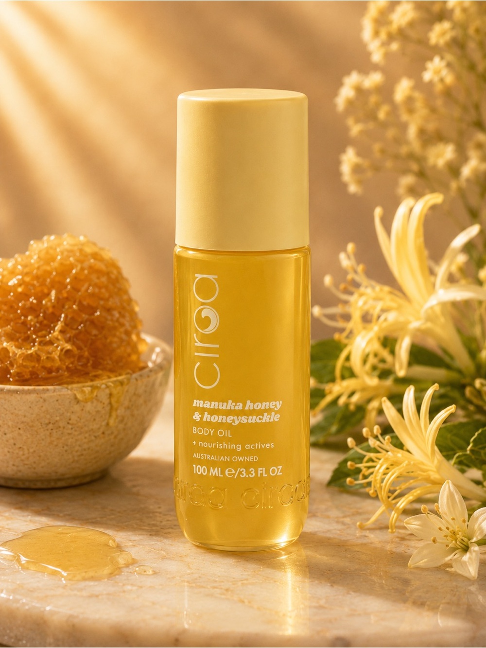 Ciroa Australia Manuka Honey & Honeysuckle Body Oil 100 mL